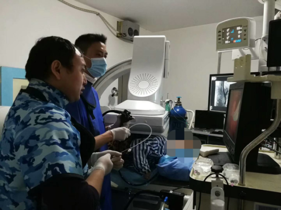 我院微创介入手术成功治疗92岁胆总管结石患者