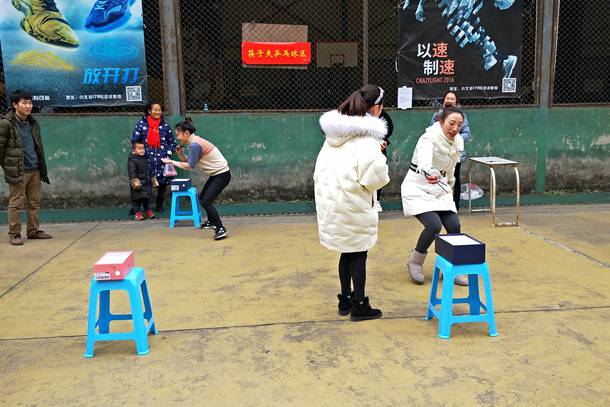 我院举行迎春趣味活动